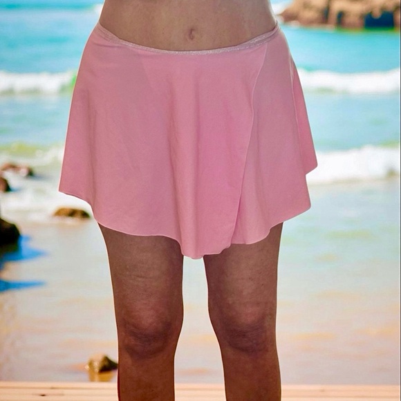 BLUMARINE Pink Swim Skirt / Sarong